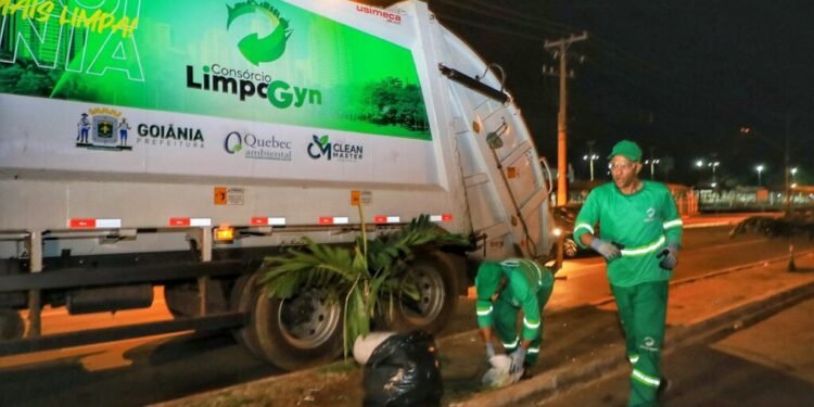 Goiânia: operação recolhe mais de 3 mil toneladas de lixo